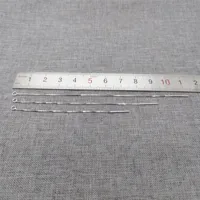 8pcs of 925 Sterling Silver Box Chain Earring Threaders w/ Closed Ring Rhodium Plated Ear Wire Threads 2