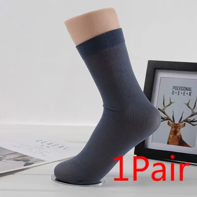 1/5/10 пар Для мужчин носки летние ультра-тонкие эластичные мужские короткие безбортные носки из дышащей ткани мужской в стиле шелковистые носки средней длины высокое качество - Цвет: 1Pair
