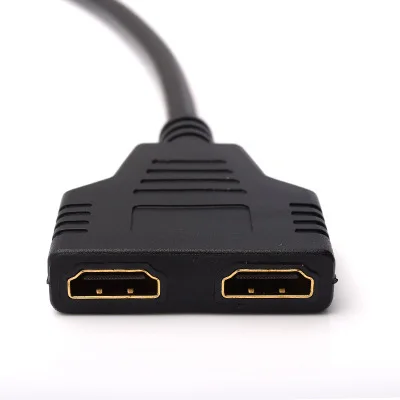 1080P HDMI сплиттер 1x2 порта Мужской Женский коммутатор концентратор адаптер видео переключатель кабель для DVD HDTV Xbox PS3 PS4 STB проектор