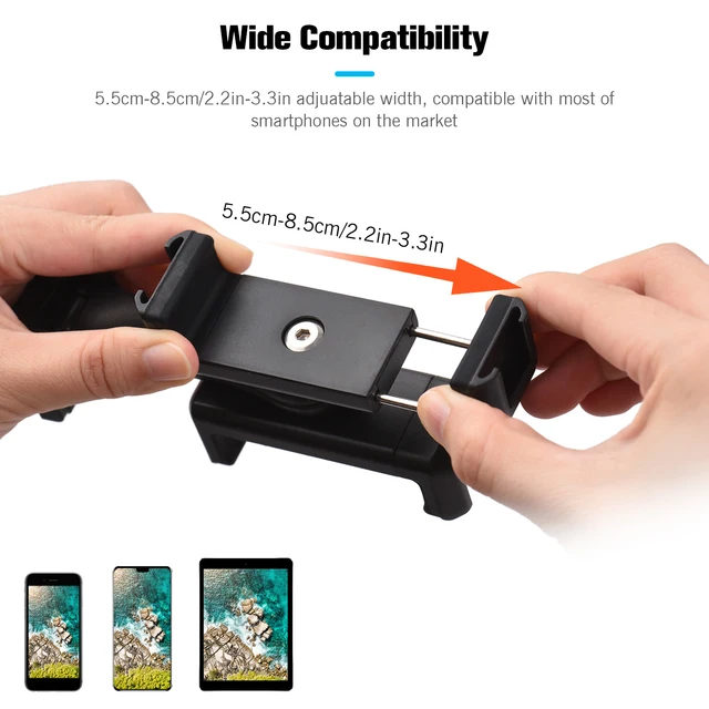 Phone Tripod With Light Octo Mounts Multiple Phone Bracket Set For
