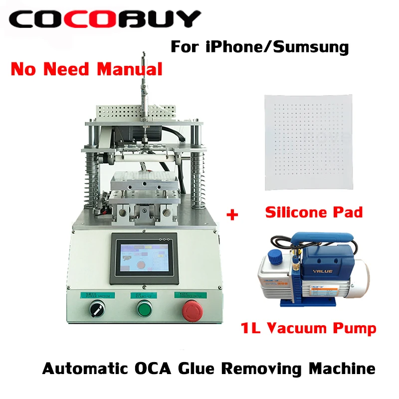  7 inch Fully Automatic heating Separator OCA Remover Machine For Mobile Phone LCD Touch Screen Refu