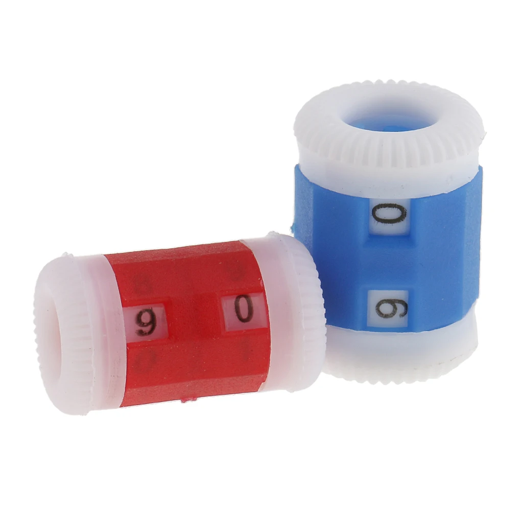 2 Sizes Knitting Needle Row Counter Round Crochet Weaving Stitch Marker Tool DIY Crafts Accessories