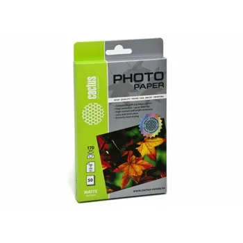 

Photo paper cactus cs-ga520050 glossy. A5. 210*148mm. 200g/m2. 50 sheets