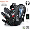 Crossten Durable 17 Inch Laptop Backpack,45L Travel bag,College Bookbag,USB Charging Port,Water Resistant,Swiss-Multifunctional ► Photo 1/6