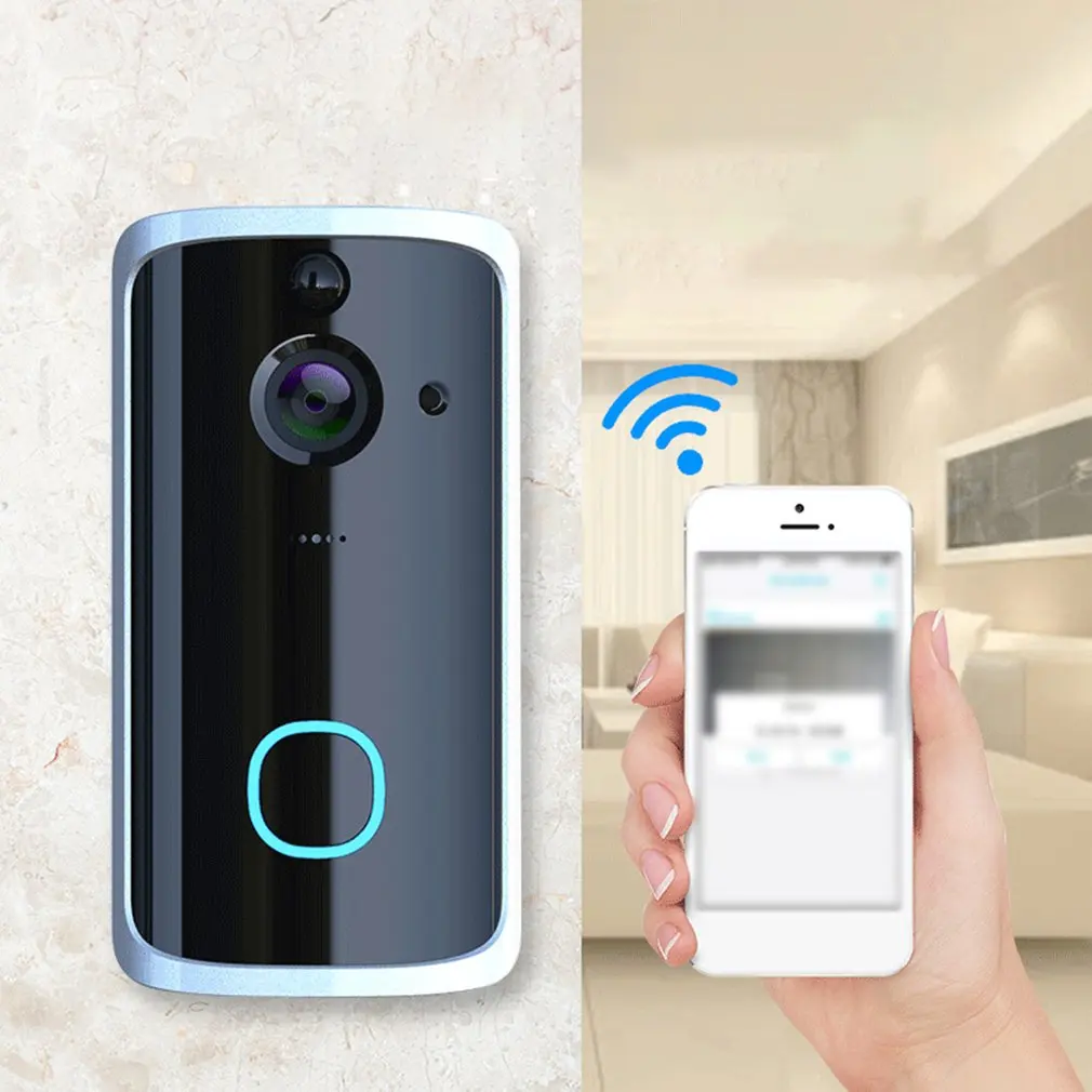M12 умный дом низкой мощности Wifi беспроводной видеодомофон голосовой домофон мобильный телефон Мониторинг дверной Звонок