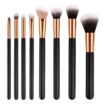 

Makeup Brush Sets, Powder Blush Eyeshadow Face Foundation Eyebrow Cosmetics Brush Kit (8pcs)