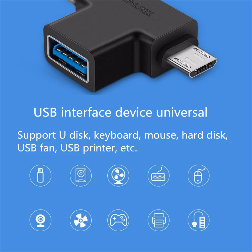 Адаптер Tedgem usb3.0 для type-c+ Android два в одном мобильный телефон Внешняя U диск клавиатура мышь