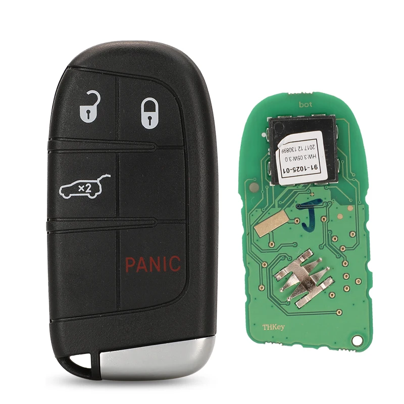jingyuqin Replace Smart Remote Car Key M3N40821302 Fob 433MHz ID46 
