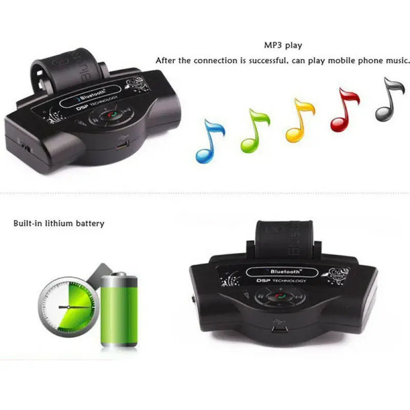 Беспроводной Bluetooth гарнитура для автомобиля fm-передатчик MP3-плеер USB зарядное устройство