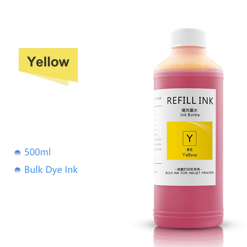 500ML x 5 Color Dye Ink For Canon PFI 120 320 307 707 Refill For TM-200 TM200 TM-205 TM-300 TM-305 TM300 iPF 830 840 850 Printer