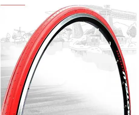 Red KENDA велосипедные шины K191 шины для шоссейных велосипедов Шины 700* 23C 700C велосипедные шины pneu bicicleta Maxi запчасти 8 цветов - Цвет: Red