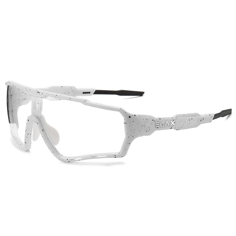 ELAX Photochromic Cycling Bike Glasses Sports Sunglasses Men Women Mtb Bicycle Eyewear