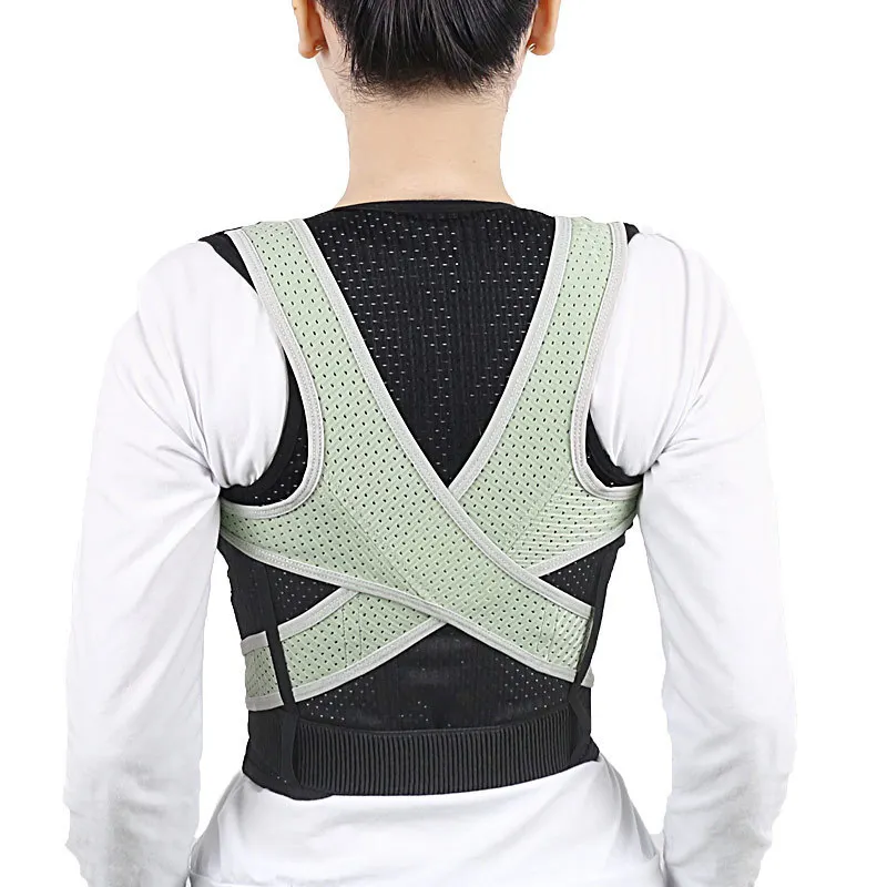 

Back Support Belt Adjustable Breathable Shoulder Lumbar Posture Corrector Braces Humpback Correction Belt For Adult Children