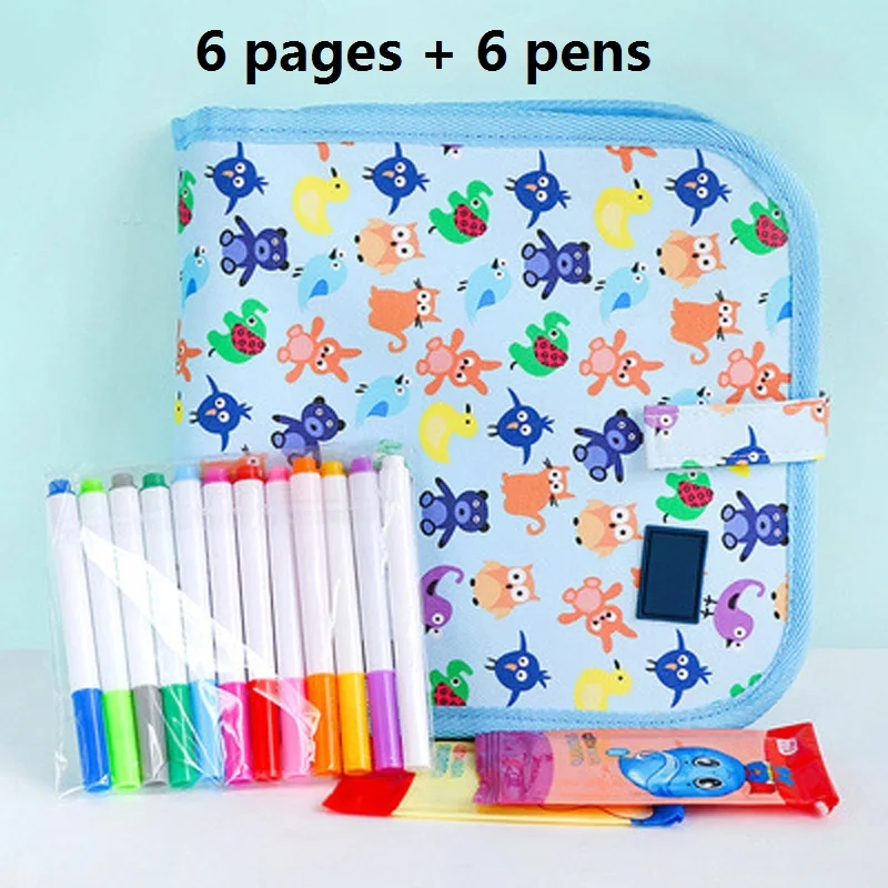 Baby Toys Set Painting Drawing Toys Black Board with Magic 