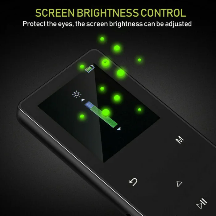 1.8in Bluetooth MP3 OLED экран умный металлический ультратонкий HIFI портативный музыкальный плеер LHB99