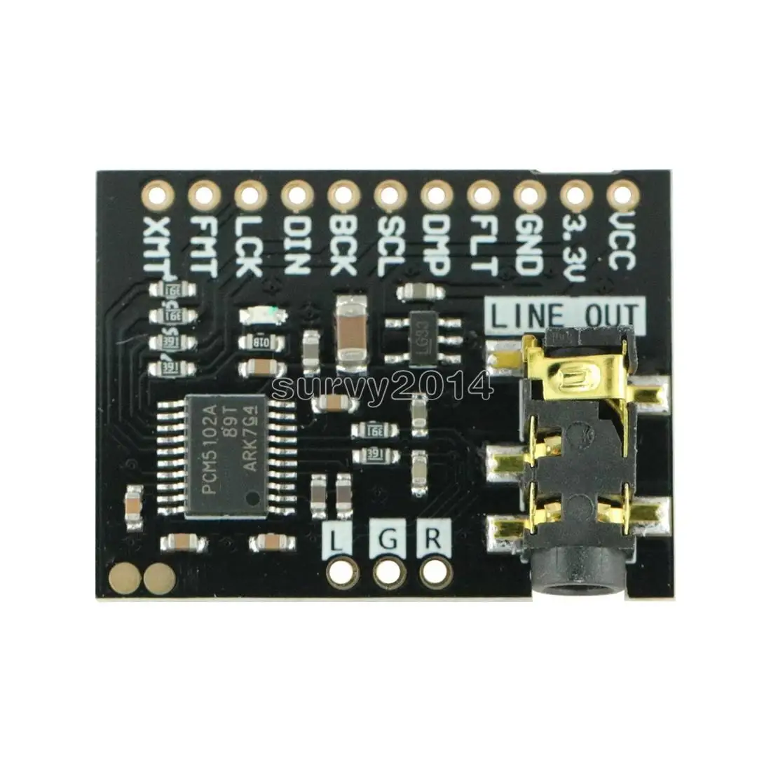 ES9023 Decoding Board I2S input 24bit/192KHZ DAC Decoder Module Himbeere PI 