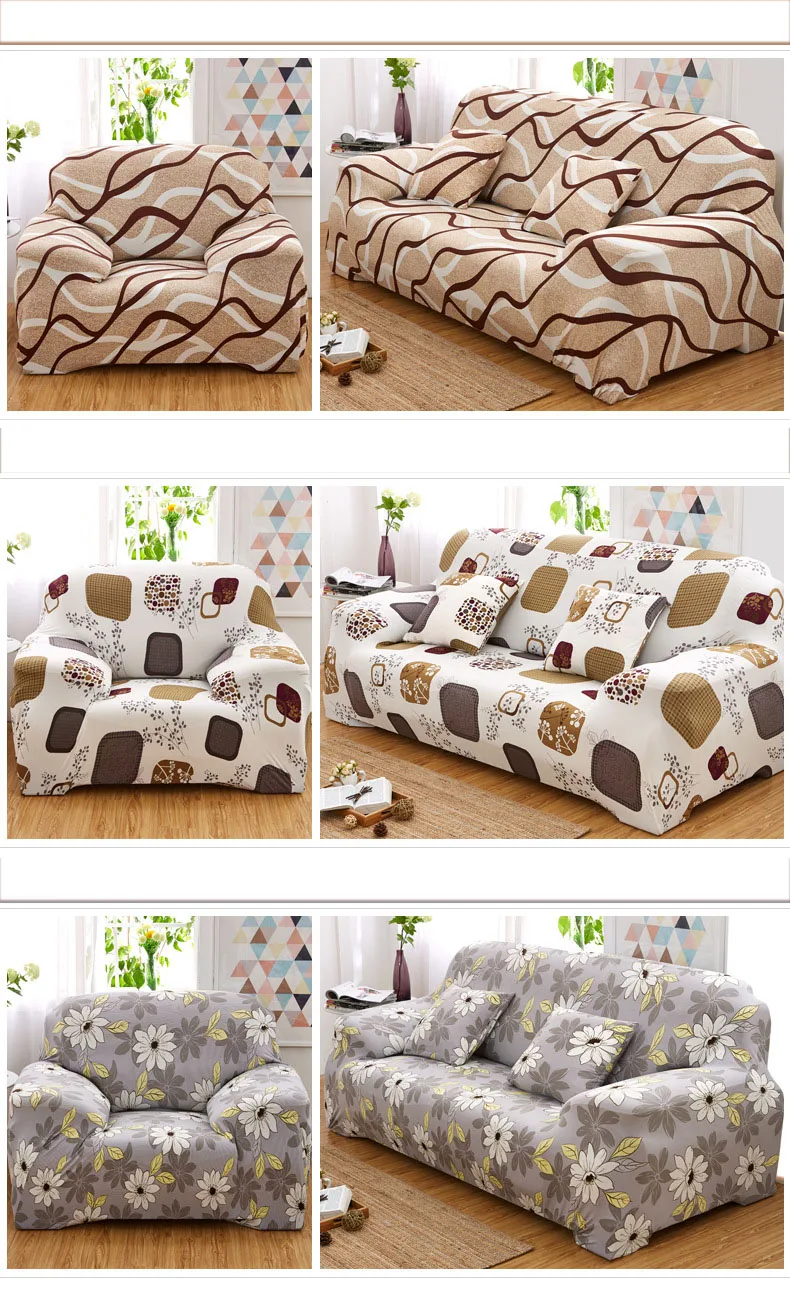QQPQGG Новое эластичное сиденье Чехлы покрывало для дивана диван Loveseat крышка доступна для 1 2 3 4 четыре человека диван-комбинация