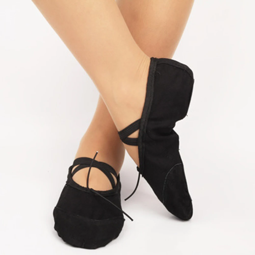 Dance Shoes Girls Canvas Split Sole Ballet Dance Fitness Shoes Canvas Gymnastics Ballet Shoes PCS Shoes For Girls