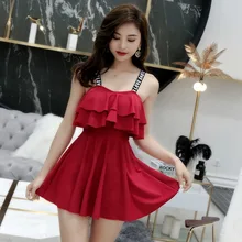 NAIDEY, Женский консервативный купальник,, Цельный купальник, тонкий, с листьями лотоса, спа, купальный костюм, грудь, сборный, купальный костюм, пляжная одежда