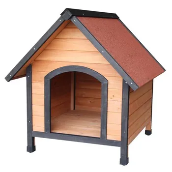 

[US-W]Dog House Pet Outdoor Bed Wood Shelter Home Weather Kennel Waterproof