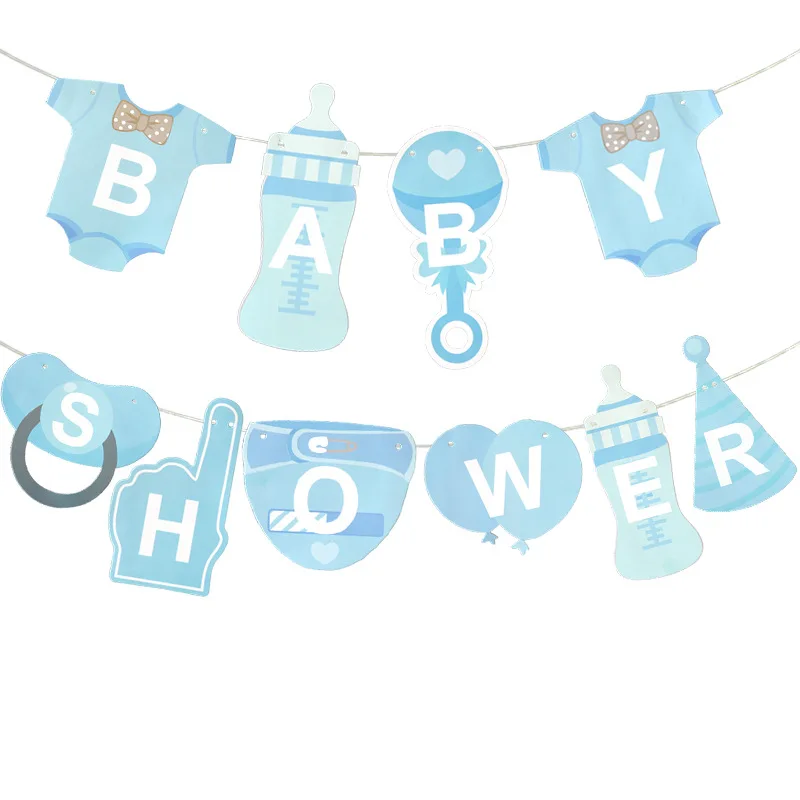 Детский душ babyshower мальчик украшения для девочек набор It's a Boy oh Детские воздушные шары пол раскрыть Дети День Рождения Вечеринка ребенок душ подарки - Цвет: 1pcs