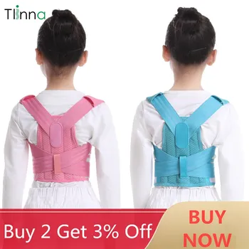 

Back Support Posture Corrector Back Shoulder Lumbar Waist Supporting Correction for Children Breathable Durable Comfortable
