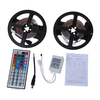 

10m 2x5M 3528 SMD 600 LED String Strip Light RGB + remote control