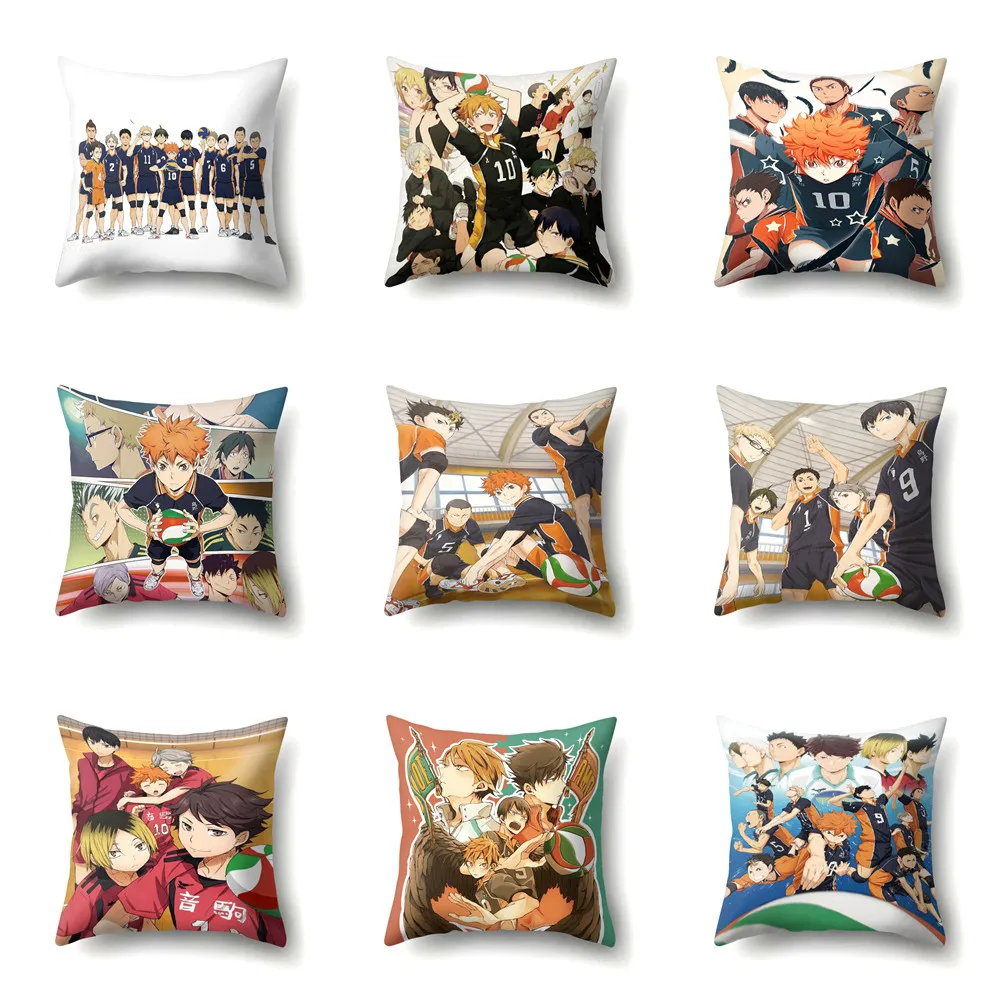Haikyuu Shoyo Hinata Защитная Подушка Hakyuu! Волейбольная детская подушка 45 см чехол-кровать