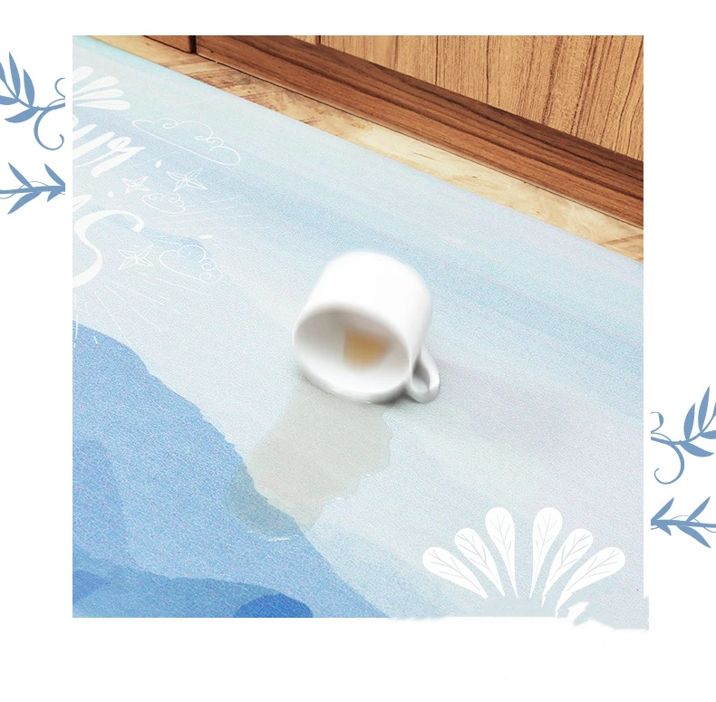 Напольные коврики из ПВХ кожи для улицы, кухонный коврик из мрамора, водонепроницаемый коврик для ванной комнаты, рождественские украшения для дома