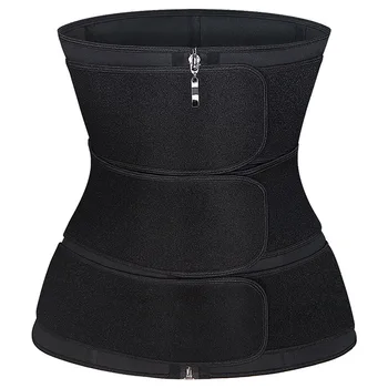 

tactical belt Neoprene 3 Belts cinturon tactico Underbust Corset Zip Up cinto tatico Hooks Eyes Plus Size fajas para gimnasio