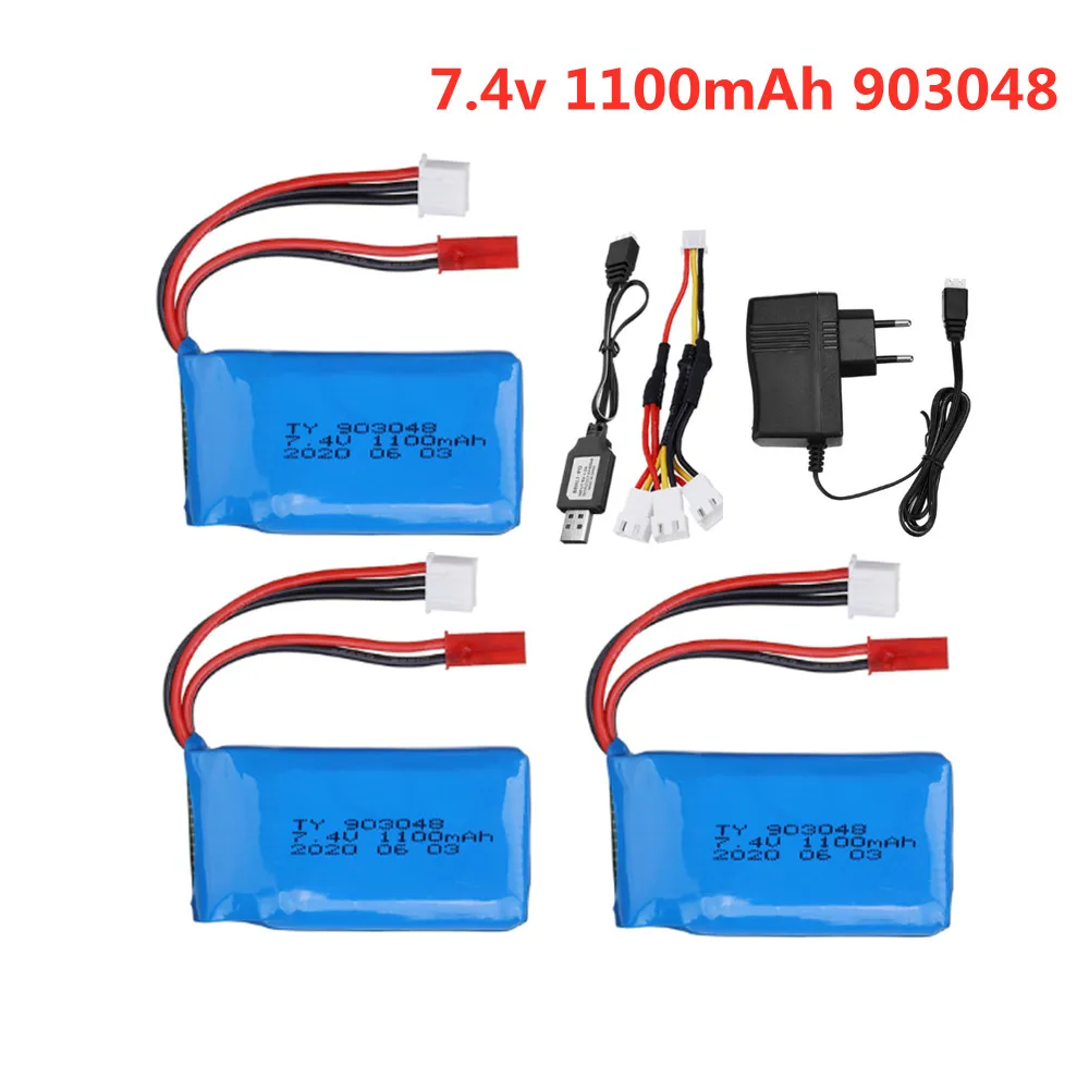 

Литий-Полимерный Аккумулятор 7,4 в 1100 мА · ч для Wltoys V353, A949, A959, A969, A979, k929, для автомобилей, вертолетов, лодок, литий-полимерный аккумулятор 903048