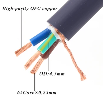 

Hifi per meter Bulk power wire Pure copper power cable for DIY audiophile amplifier CD Player Power cable