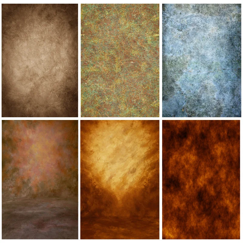 

SHENGYONGBAO Art Fabric Vintage Hand Painted Photography Backdrops Props Texture Grunge Portrait Photo Background LCJDX-83