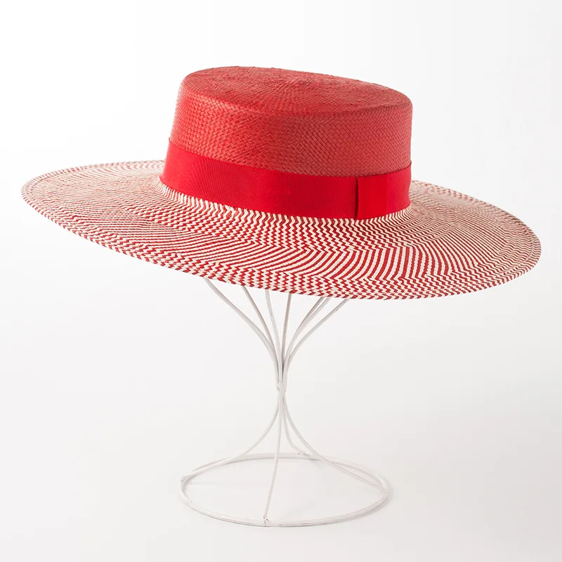 

king wheat Summer Color Matching Ventilation Big Brim Women's Sun Hats 2021 New Outdoor Travel Beach Fashion Casual Lady Cap