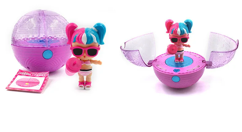 

Newest Music LOLs dolls bebek surprise Genuine EAKI original doll Toy for girls Christmas Gift present princess Rotate baby ball