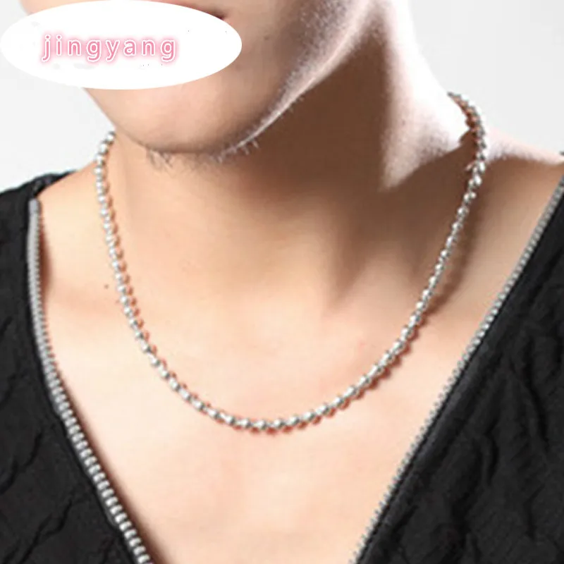 

Men's Stainless Steel Accessories Wholesale Sales Men's Large Necklace 2019 Men's Punk Men's Chain Long Necklace