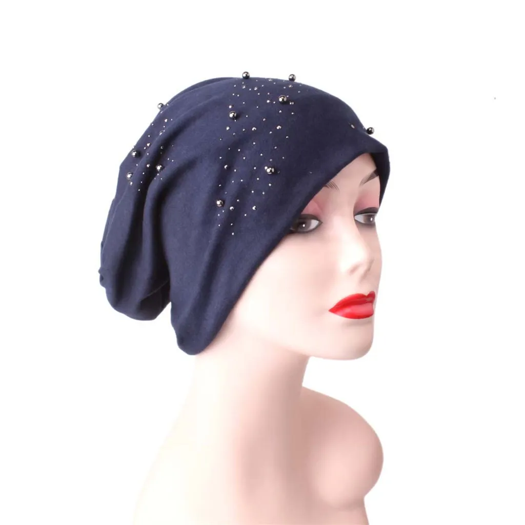 Женская шапка бини muts כבים bonnet капот шапка бини однотонная вязаная шапка Горячая бурение зимне наушники шапка Толстая теплая Skullies повседневная короткая шапка# H