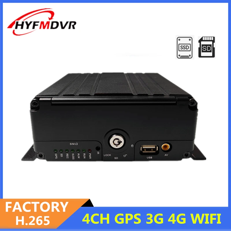 Новый 4 Ch HDD Mdvr gps 4g Wifi Автомобильный Мобильный DVR бесплатное клиентское