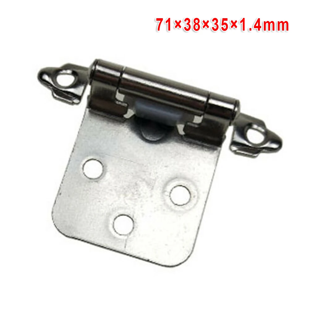 2x самозакрывающийся накладной флеш-шкаф дверные петли лицевая петля для двери шкафа инструмент
