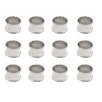 

Beaded Napkin Rings Set of 12, Vintage Plated Napkin Holders Parties Home Table Decoration