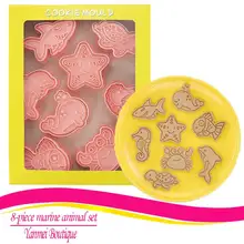 

Cookie Cutter Embosser Set Anime Cartoon Biscuit Confectionery Fondant Pastry Bakery Cake Tools Mold Baking Kitchen Accessories