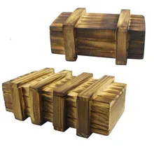 Increíble caja de rompecabezas de madera Vintage trucos de Magia caja de misterio de la calle cajón secreto caja de compartimiento Magica ilusión Gimmick