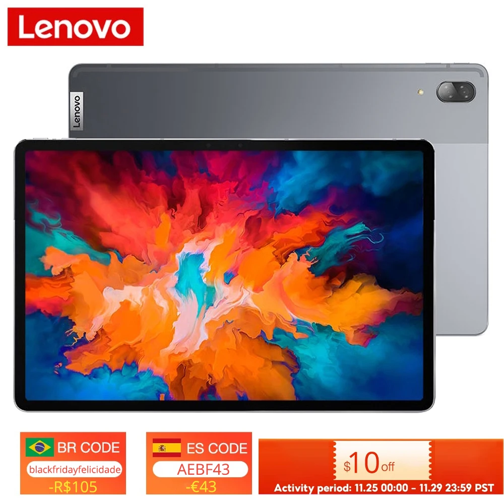 Планшет Lenovo Tab P11 Pro глобальная прошивка Xiaoxin Pad 11 5 дюйма 2 K OLED экран Wifi 6 ГБ ОЗУ 128 Гб