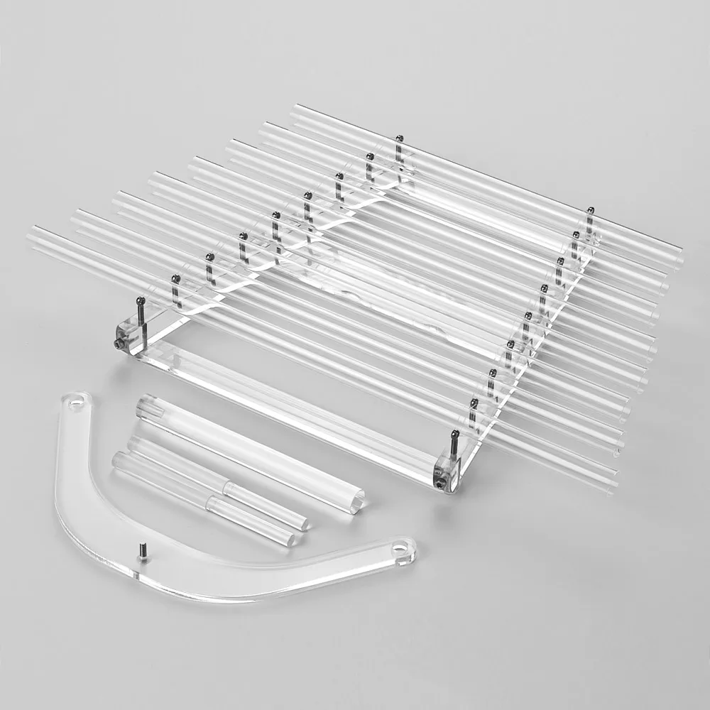 

432Hz Crystal Singing Harp C Key 8 Notes Healing for Sound Therapy with Mallets Aluminum Carry Case Musical Instrument