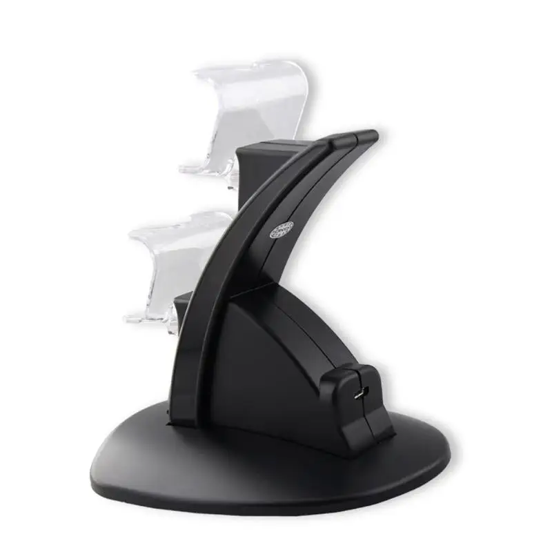 Для PS4 контроллер Зарядное устройство Док-станция двойной usb зарядная подставка Подставка для sony Playstation 4 PS4/PS4 Pro/PS4 тонкий контроллер