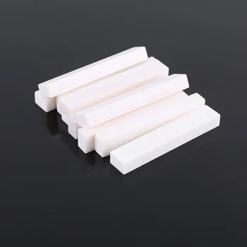 

Beige Vintage Blanks Faux Buffalo Bone Guitar Saddle Polished For Guitar Bass