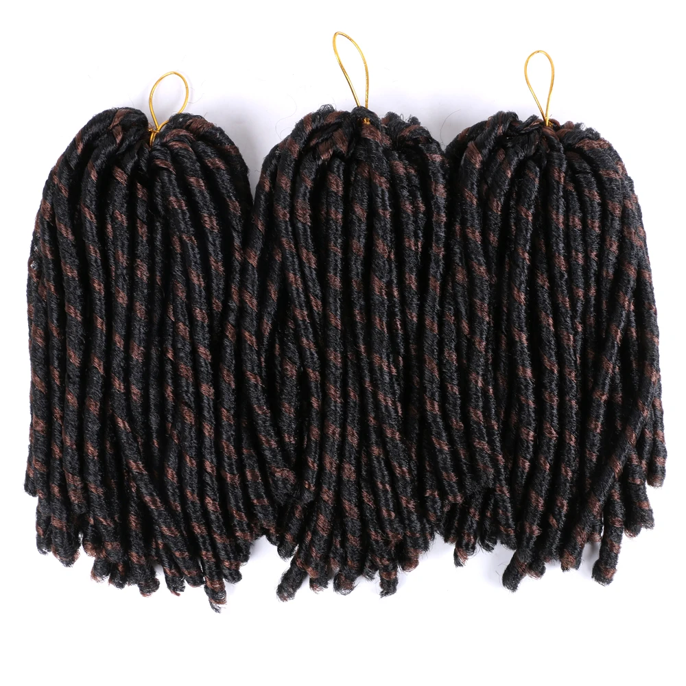 Mtmei волосы 1" мягкие locs крючком волосы мягкие дреды, косы волос богиня искусственные локоны в стиле Crochet волосы удлинения прямые мягкие волосы