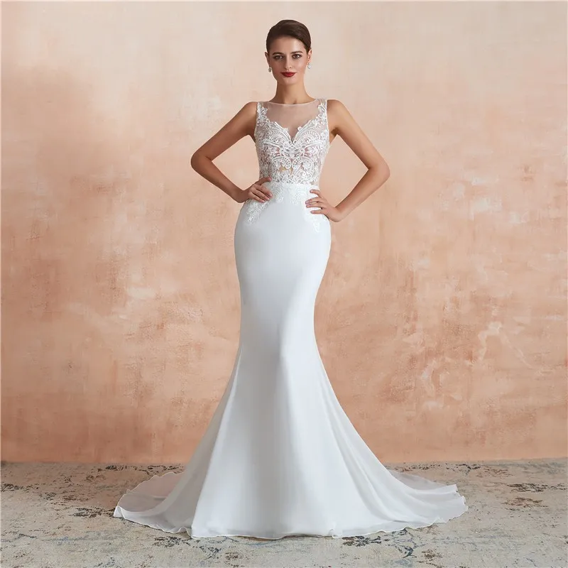 In_Stock_New_Arrivals_Bride_Wedding_Dresses_Boat_neck_Zipper_Lace_Bridal_Gown_Real_Photos (3)_conew1