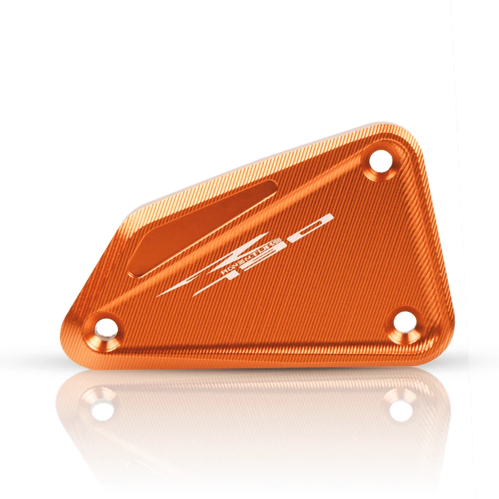 MOTORCYCLE RADIATOR ENGINE GUARD COVERS PROTECTION COVER Handle Bar End Grips Cap FLUID RESERVOIR Cap Swingarm Sliders - Color: orange-790ADVENTURER