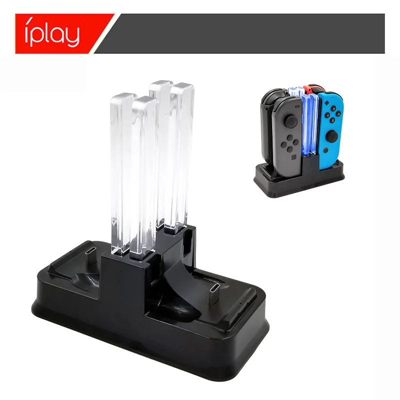 

Switch Joy-Con Gamepad Charger Nintendo Game Fixed Charger Switch Handle Four Charge on Behalf